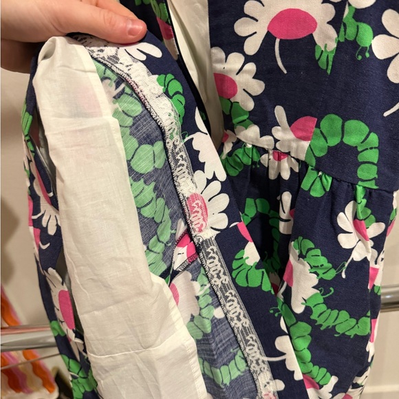 Lilly Pulitzer Navy and Pink Dress - Picture 4 of 5